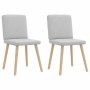 Sillas de comedor 2 uds tela gris nube en Sillas de comedor | Comprar online en Foru.es