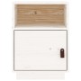 Mesitas de noche 2 uds madera maciza pino blanco 40x34x55 cm de vidaXL, Mesitas de noche - Ref: Foro24-818318, Precio: 71,75 ...