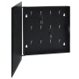 Caja de llaves con tablero magnético negra 35x35x5,5 cm de vidaXL, Cajas fuertes - Ref: Foro24-322777, Precio: 38,48 €, Descu...