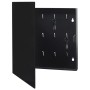 Caja de llaves con tablero magnético negra 35x35x5,5 cm de vidaXL, Cajas fuertes - Ref: Foro24-322777, Precio: 38,48 €, Descu...