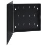 Caja de llaves con tablero magnético negra 35x35x5,5 cm de vidaXL, Cajas fuertes - Ref: Foro24-322777, Precio: 38,48 €, Descu...