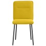 Sillas de comedor 2 unidades terciopelo amarillo en Sillas de comedor | Comprar online en Foru.es
