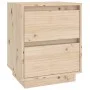 Mesita de noche madera maciza de pino 40x35x50 cm de vidaXL, Mesitas de noche - Ref: Foro24-813315, Precio: 48,27 €, Descuent...