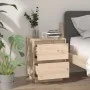Mesita de noche madera maciza de pino 40x35x50 cm de vidaXL, Mesitas de noche - Ref: Foro24-813315, Precio: 48,27 €, Descuent...