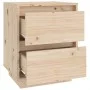 Mesita de noche madera maciza de pino 40x35x50 cm de vidaXL, Mesitas de noche - Ref: Foro24-813315, Precio: 48,27 €, Descuent...