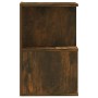 Mesita de noche madera contrachapada roble ahumado 35x35x55 cm de vidaXL, Mesitas de noche - Ref: Foro24-815183, Precio: 38,2...