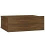 Mesita de noche flotante madera roble marrón 40x30x15 cm de vidaXL, Mesitas de noche - Ref: Foro24-815286, Precio: 29,23 €, D...