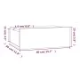 Mesita de noche flotante madera roble marrón 40x30x15 cm de vidaXL, Mesitas de noche - Ref: Foro24-815286, Precio: 29,23 €, D...