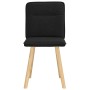 Sillas de comedor 2 unidades tela negro en Sillas de comedor | Comprar online en Foru.es