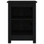 Mesita de noche madera maciza de pino negro 40x35x55 cm de vidaXL, Mesitas de noche - Ref: Foro24-820964, Precio: 38,27 €, De...