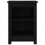 Solid black pine wood bedside table 40x35x55 cm by vidaXL, Nightstands - Ref: Foro24-820964, Price: 38,27 €, Discount: %