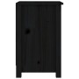 Mesita de noche madera maciza de pino negro 40x35x55 cm de vidaXL, Mesitas de noche - Ref: Foro24-820964, Precio: 38,27 €, De...