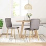 Sillas de comedor 2 unidades tela gris taupé en Sillas de comedor | Comprar online en Foru.es