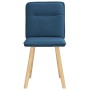 Sillas de comedor 2 unidades tela azul en Sillas de comedor | Comprar online en Foru.es