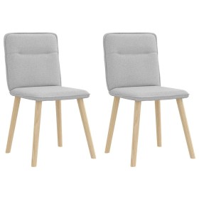 Sillas de comedor 2 uds tela gris nube en Sillas de comedor | Comprar online en Foru.es