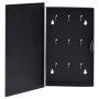 Caja de llaves con tablero magnético negro 35x20x5,5 cm de vidaXL, Cajas fuertes - Ref: Foro24-322779, Precio: 32,10 €, Descu...