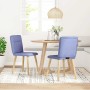 Sillas de comedor 2 uds tela azul jeans en Sillas de comedor | Comprar online en Foru.es