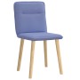 Sillas de comedor 2 uds tela azul jeans en Sillas de comedor | Comprar online en Foru.es