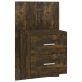Mesita de noche de pared roble ahumado de vidaXL, Mesitas de noche - Ref: Foro24-816958, Precio: 36,38 €, Descuento: %