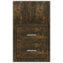 Mesita de noche de pared roble ahumado de vidaXL, Mesitas de noche - Ref: Foro24-816958, Precio: 36,38 €, Descuento: %