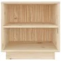 Mesita de noche de madera maciza de pino 40x34x40 cm de vidaXL, Mesitas de noche - Ref: Foro24-813325, Precio: 40,84 €, Descu...