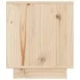 Mesita de noche de madera maciza de pino 40x34x40 cm de vidaXL, Mesitas de noche - Ref: Foro24-813325, Precio: 40,84 €, Descu...