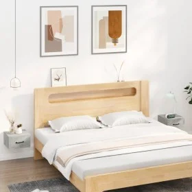 Wall bedside tables 2 pcs concrete gray color 35x35x20 cm by vidaXL, Nightstands - Ref: Foro24-812861, Price: 41,21 €, Discou...
