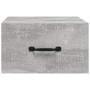 Mesitas de noche de pared 2 uds color gris hormigón 35x35x20 cm de vidaXL, Mesitas de noche - Ref: Foro24-812861, Precio: 41,...