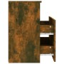 Mesita de noche color roble ahumado 50x32x60 cm de vidaXL, Mesitas de noche - Ref: Foro24-815858, Precio: 44,88 €, Descuento: %