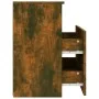Mesita de noche color roble ahumado 50x32x60 cm de vidaXL, Mesitas de noche - Ref: Foro24-815858, Precio: 44,15 €, Descuento: %