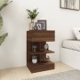 Mesita de noche madera contrachapada marrón roble 40x35x65 cm de vidaXL, Mesitas de noche - Ref: Foro24-816045, Precio: 51,82...