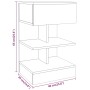 Mesita de noche madera contrachapada marrón roble 40x35x65 cm de vidaXL, Mesitas de noche - Ref: Foro24-816045, Precio: 51,82...