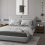 Mesita noche 2 unidades roble ahumado 45x34,5x44,5 cm de vidaXL, Mesitas de noche - Ref: Foro24-813039, Precio: 65,39 €, Desc...