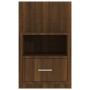 Mesita de noche de pared marrón roble de vidaXL, Mesitas de noche - Ref: Foro24-816968, Precio: 47,09 €, Descuento: %