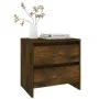 Mesita noche 2 unidades roble ahumado 45x34,5x44,5 cm de vidaXL, Mesitas de noche - Ref: Foro24-813039, Precio: 64,66 €, Desc...