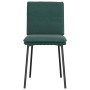 Sillas de comedor 2 unidades terciopelo verde oscuro en Sillas de comedor | Comprar online en Foru.es