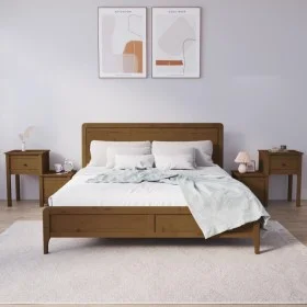 Mesitas de noche 2 uds madera pino marrón miel 79,5x38x65,5 cm de vidaXL, Mesitas de noche - Ref: Foro24-814546, Precio: 119,...