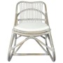 Silla de ratán lino gris de vidaXL, Sillones - Ref: Foro24-325482, Precio: 140,55 €, Descuento: %