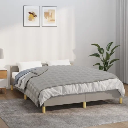 Weighted blanket, gray fabric, 150x200 cm, 11 kg by vidaXL, Blankets - Ref: Foro24-350721, Price: 68,89 €, Discount: %