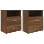 Mesitas de noche 2 unidades marrón roble 50x32x60 cm de vidaXL, Mesitas de noche - Ref: Foro24-815863, Precio: 116,85 €, Desc...