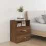Mesitas de noche 2 unidades marrón roble 50x32x60 cm de vidaXL, Mesitas de noche - Ref: Foro24-815863, Precio: 116,85 €, Desc...