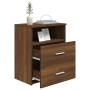 Mesitas de noche 2 unidades marrón roble 50x32x60 cm de vidaXL, Mesitas de noche - Ref: Foro24-815863, Precio: 119,38 €, Desc...