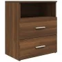 Mesitas de noche 2 unidades marrón roble 50x32x60 cm de vidaXL, Mesitas de noche - Ref: Foro24-815863, Precio: 116,85 €, Desc...