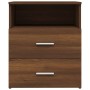 Mesitas de noche 2 unidades marrón roble 50x32x60 cm de vidaXL, Mesitas de noche - Ref: Foro24-815863, Precio: 119,38 €, Desc...