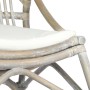Silla de ratán lino gris de vidaXL, Sillones - Ref: Foro24-325482, Precio: 140,55 €, Descuento: %