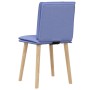 Sillas de comedor 2 uds tela azul jeans en Sillas de comedor | Comprar online en Foru.es