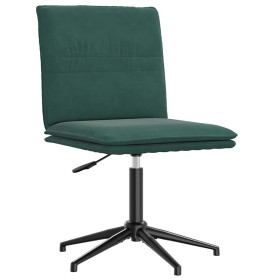 Silla de comedor de terciopelo verde oscuro en Sillas de comedor | Comprar online en Foru.es