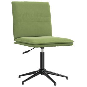 Silla de comedor de terciopelo verde claro en Sillas de comedor | Comprar online en Foru.es