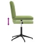 Silla de comedor de terciopelo verde claro en Sillas de comedor | Comprar online en Foru.es