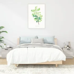 Mesitas de noche 2 unidades color gris Sonoma 40x39x40 cm de vidaXL, Mesitas de noche - Ref: Foro24-817030, Precio: 52,94 €, ...